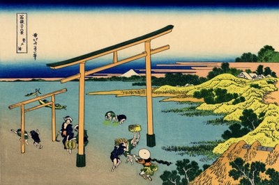 Noboto-ura Baia di Noborito da Katsushika Hokusai